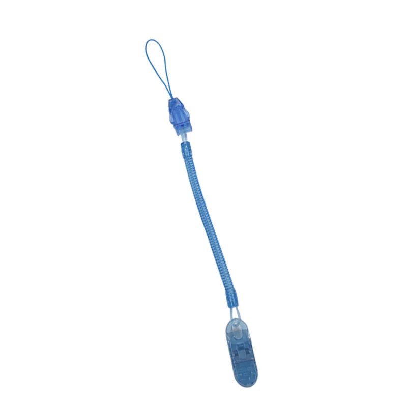 Retractable Elastic Baby Infant Toddler Dummy Pacifier Spring Soother Nipple Clip Chain Holder Strap Baby Chew Toy