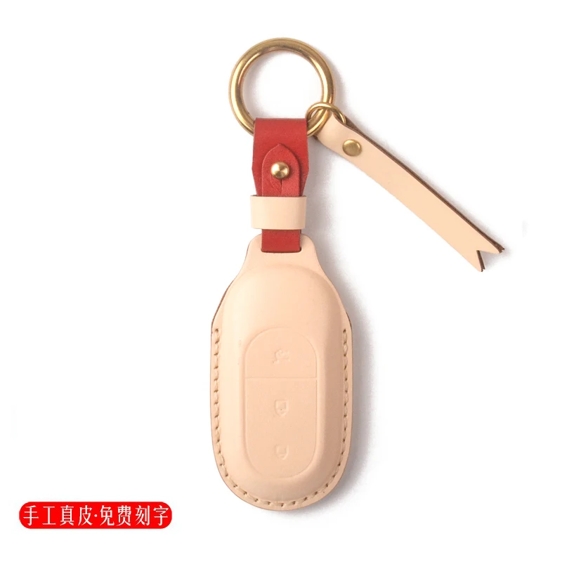 

Кожаный винтажный смарт-ключ ручной работы с дистанционным управлением для Leapmotor T03 C11 C01 S01