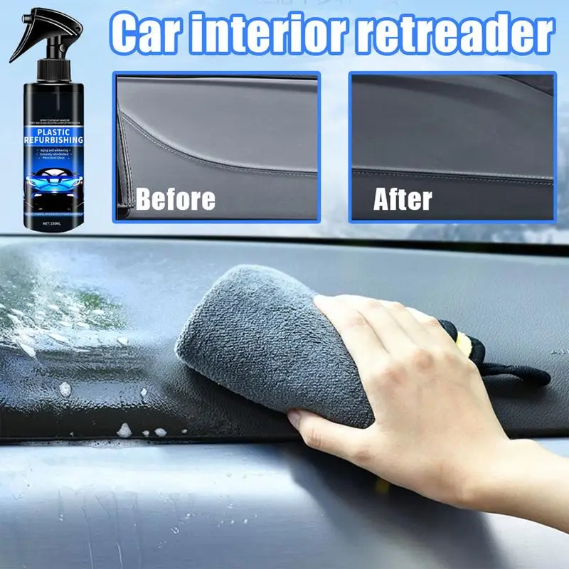 

Car Trim Restorer Automobile Restoring Liquid Coating Agent Universal Polish Trim Shine Revitalizing Coating Agent for vehicles