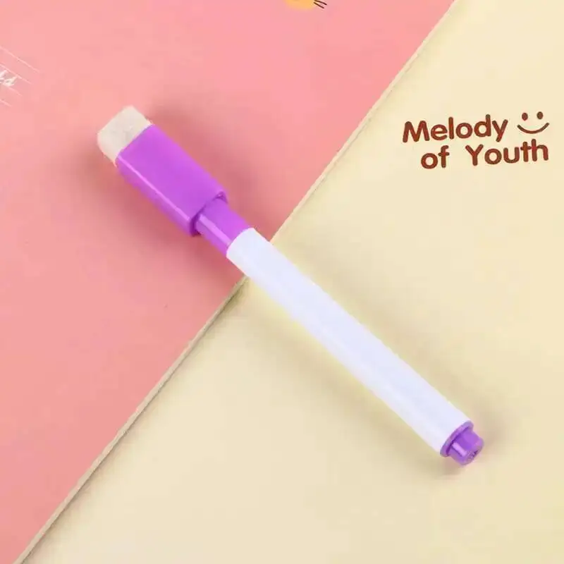 Whiteboard Pen Creative Brush Water-based Small Erasable Pen School Office Supplies 8 Pcs white marker pens pen marker marker pens whiteboard pens dry erase markers