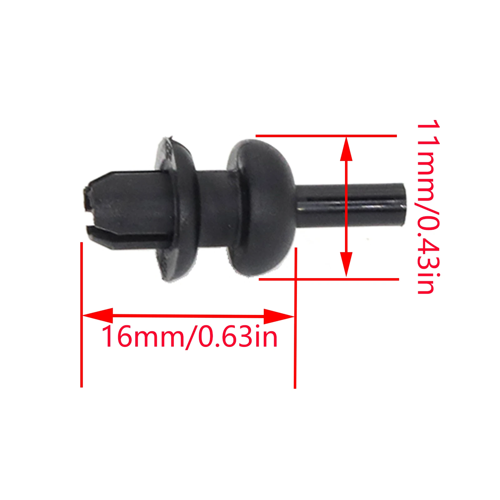 2X Push Retainer VOOR Peugeot 106 205 206 306 307 308 Auto Pakket Plank Clips Kofferbak Lade Boot Haak koord String Riem Hanger kopen vanaf een prijs van 0.84