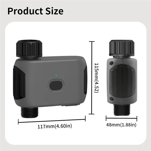 【NEW】Smart Bluetooth Garden Watering Valve Tuya Irrigation Timer Remote Control Filter Washable Programmable Timer Sprinkler 6