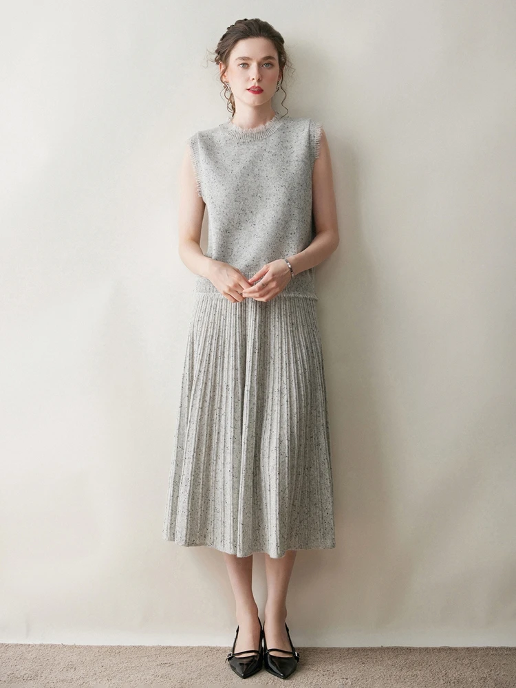 Chic Cashmere Skirt - Lifestyle 21