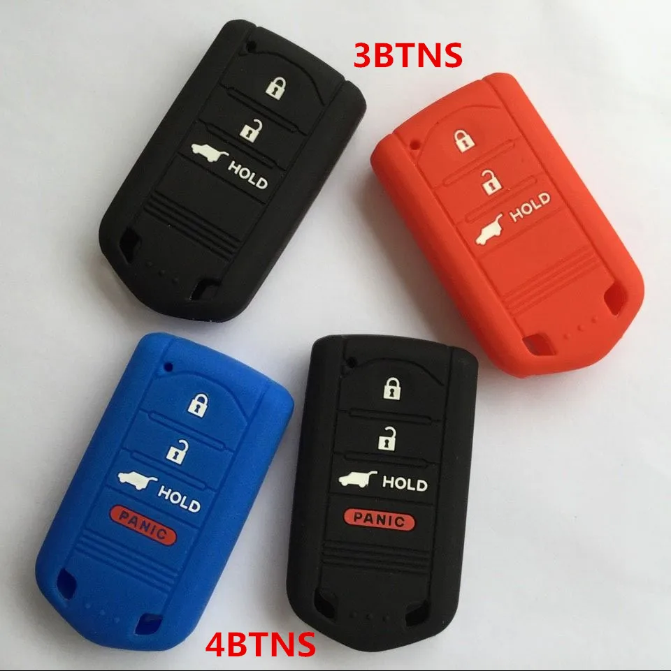 Silicone Cover Key Case Shell For Acura Tsx Ilx Mdx Zdx Rdx Tlx Rl Tl