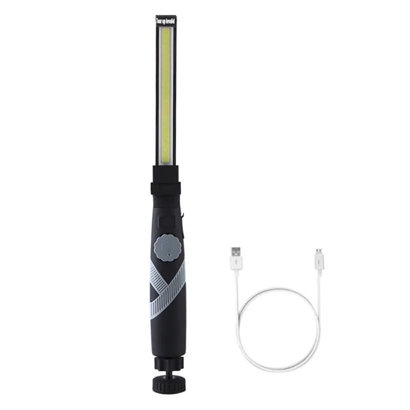 

Фонарик с COB матрицей, USB Перезаряжаемый Магнитный COB светильник с крючком для подвешивания, лампа для кемпинга, ремонта автомобилей, фонарь
