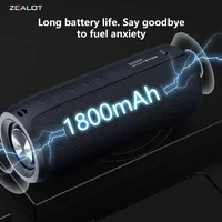 Zealot -S51 Wireless Speakers, Outdoor Portable Subwoofer Speaker ,Waterproof IPX 5, , Dual Pairing,1800mAh - Image 4