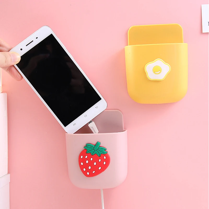 Wall-Mounted Storage Box Stationery organizer Stand For pens Phone Holder TV Remote Control Storage Box Home&Office accessories