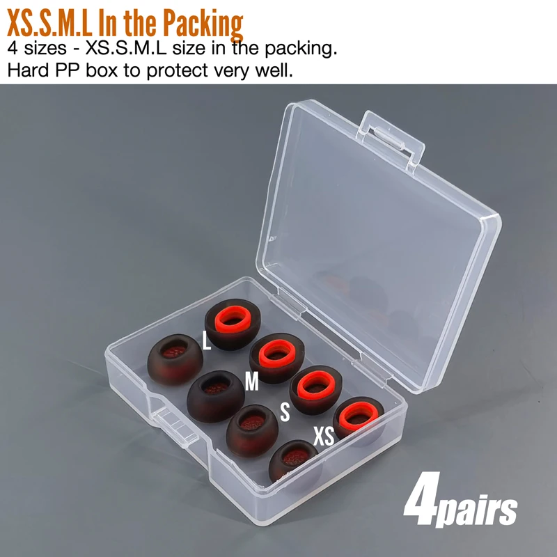 Eartips Replacement for 1MORE Aero Wireless Earbuds Earpad
