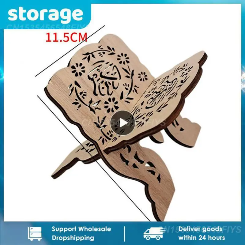 Legno Eid Mubarak Quran Holy Book Stand Holder Islamico Musulmano Ramadan Kareem Decorazione Per La Casa Mini Ramadan Mubarak Eid Regali