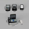 Mini Doll House Cash Register DIY 1:6/1:12 Scale Miniature Cash Register Funny Black Gray Mini Supermarket Store Card Machine 6