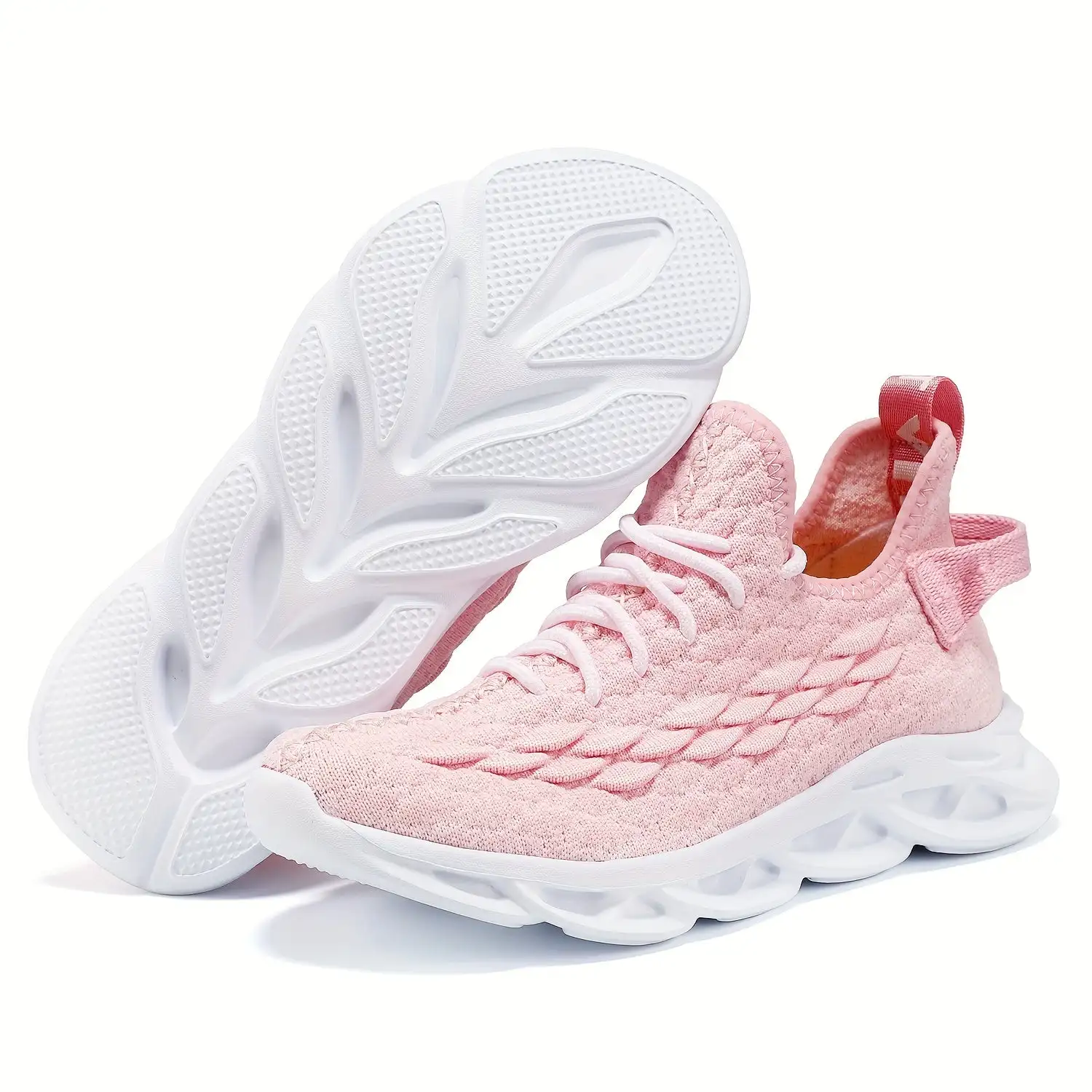 

Women's Breathable Flying Woven Sneakers, Lightweight Low Top Lace Up Shoes, Women's Fashion Walking Shoes