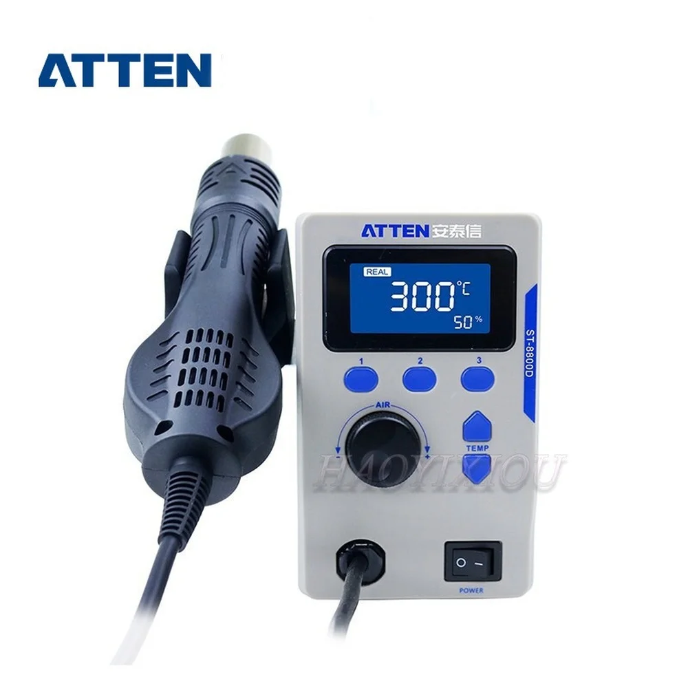 ATTEN ST-8800D heat gun adjustable temperature and air volume anti-static Hot Air Station