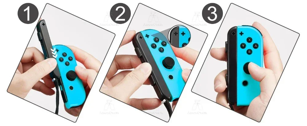 Joycon-Handschlaufe für Switch/Switch OLED Premium-Ersatzteile Langlebiges Joy Con Verstellbares Handschlaufe-Lanyard-Zubehör – Detail 2