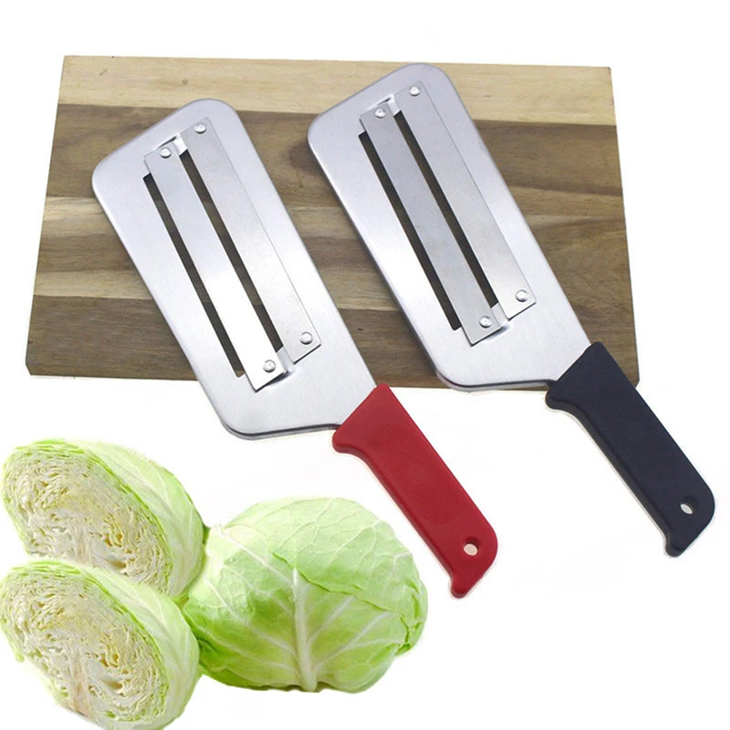 

Stainless Steel Cabbage Hand Slicer Shredder Vegetable Kitchen Manual Cutter for Making Homemade Coleslaw or Sauerkraut