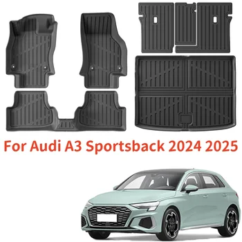 Audi A3 Sportsback 2024-2025 3D TPE Floor Mats and Boot Liner Set (LHD, Not for Saloon/Limousine Models)