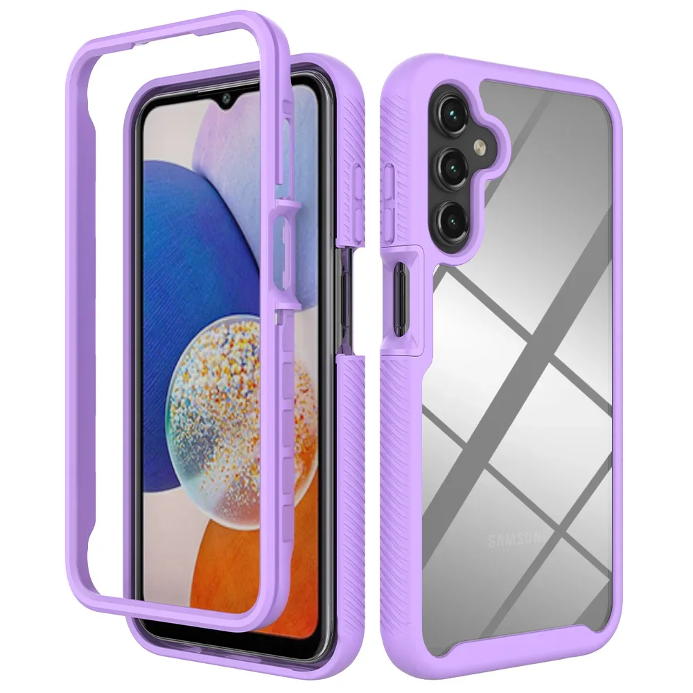 Hybrid Rugged Armor Shockproof Phone Case with TPU Plastic Back Cover