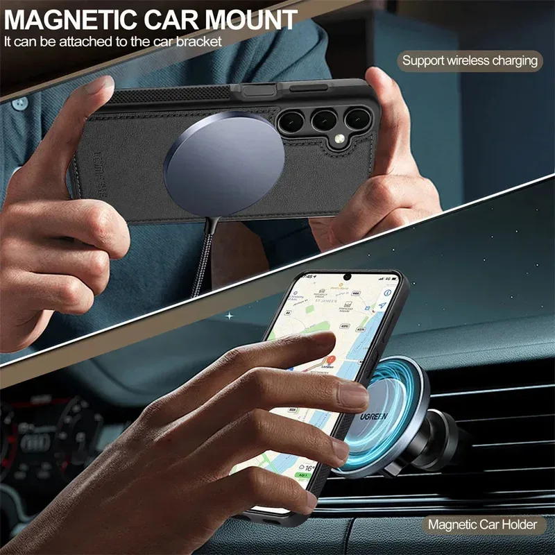 MagSafe Magnetic Detachable Wallet Phone Case Cover