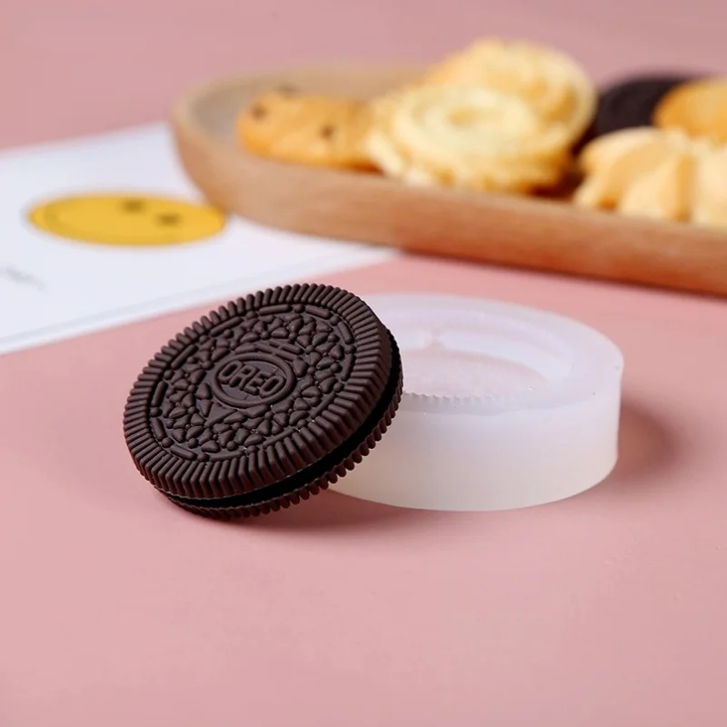 High Quality 1PC Silicone Mold Silicone OREO Cookie Moulds Kitchen Baking  Chocolate Fondant Cookie Moulds - AliExpress