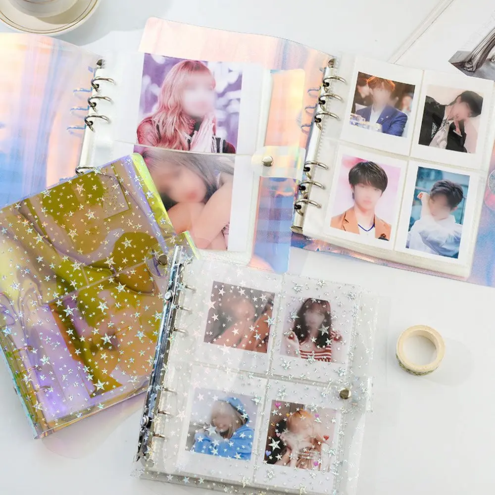 Name Card Album Card Holder Stock Jelly Color Album Photo Binders Albums Photocard Holder Transparent Star