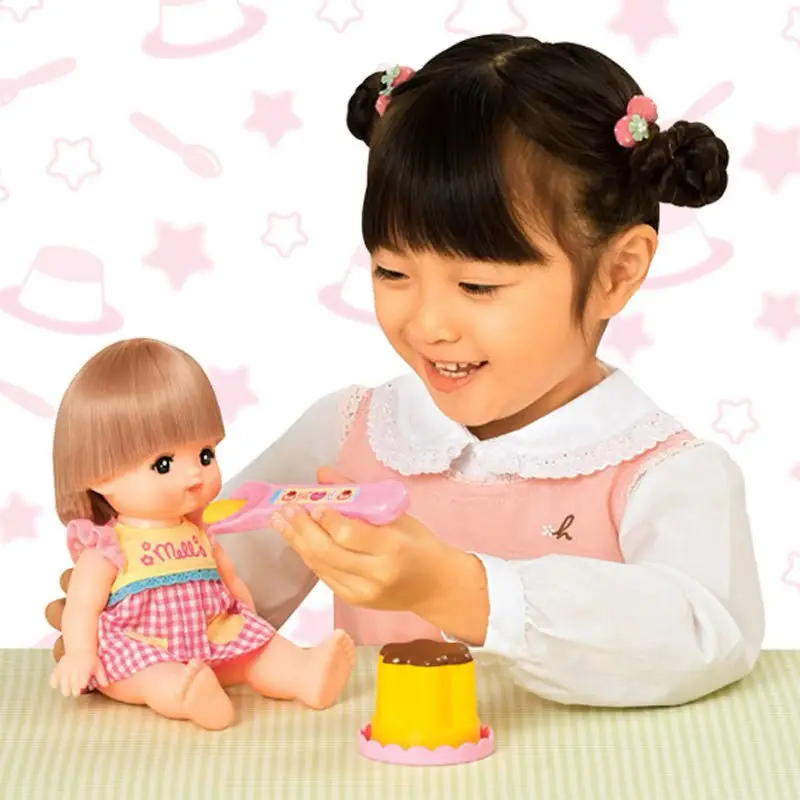 Food Feeding Pudding Feeding Toy Role Play Early Education Strawberry Pudding Toy Pretend Play House Toys Desktop Ornament Toys
