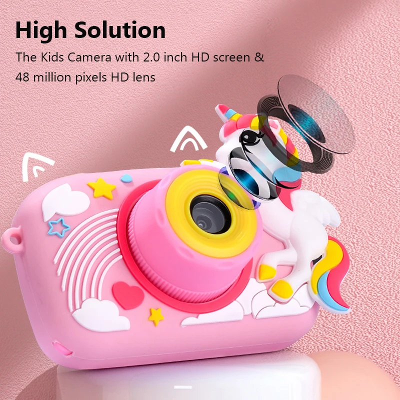 Wholesale Yi — Mini caméra digitale licorne pour enfants, appareil photo  numérique, jouets pour enfants de 3, 4, 5, 6, 7, 8 ans, Anti-chute, 20 mp,  Selfie From m.alibaba.com