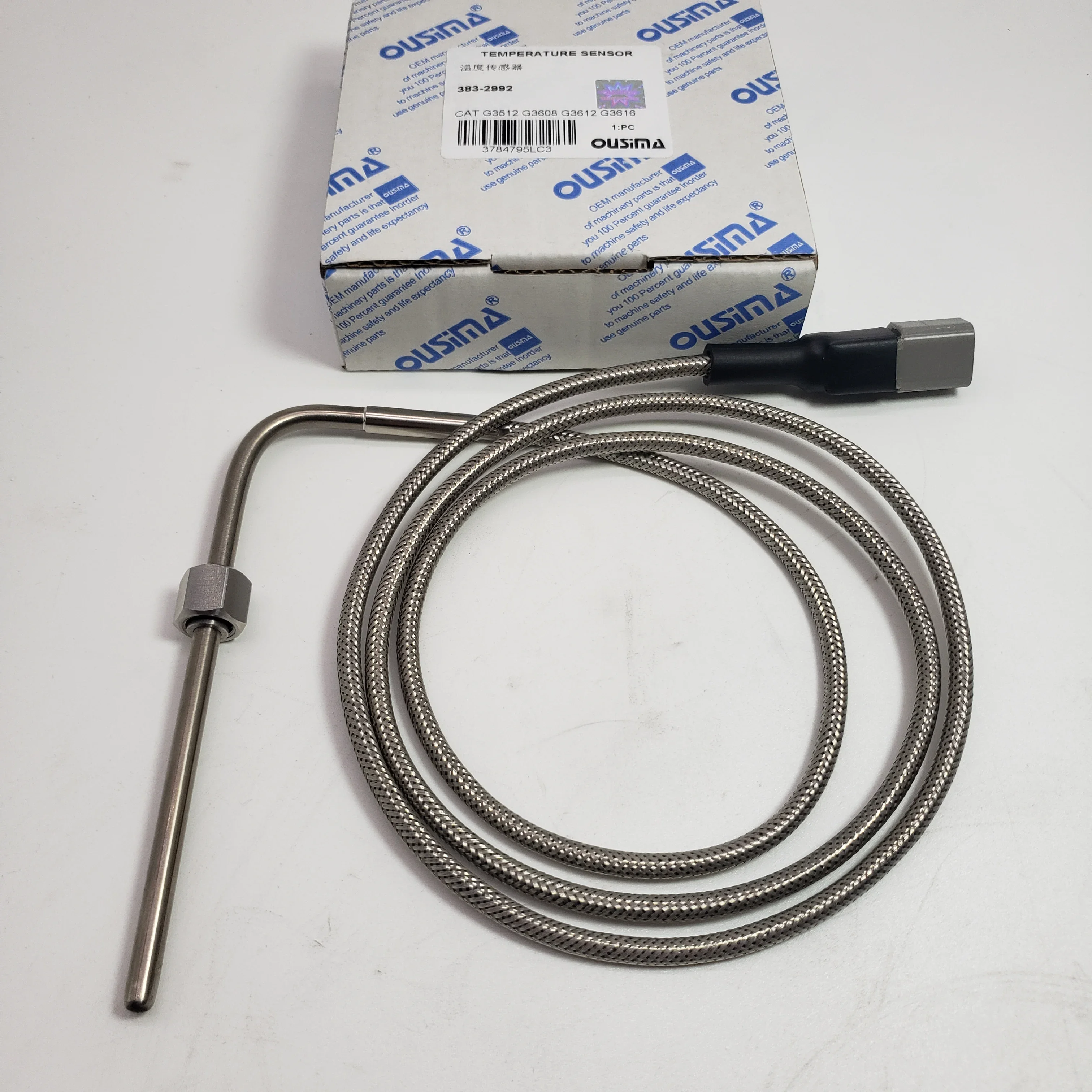 OUSIMA Excavator Machinery Parts Temperature Sensor 383-2992 for CAT G3606B G3608 G3612 G3616