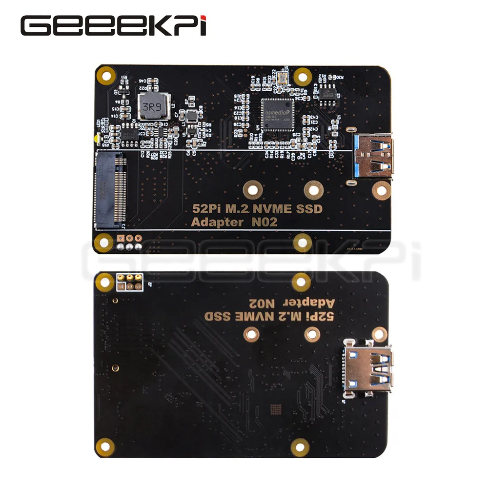 Placa Adaptadora Geeekpi M.2 Nvme Ssd Raspberry pi Modelo b