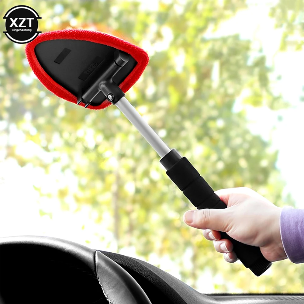 Car Windshield Window Cleaner Brush Telescopic Glass Cleaning Snow Scraper  Long Handle Auto Window Anti-fog Defogging Brush - Sponges, Cloths &  Brushes - AliExpress