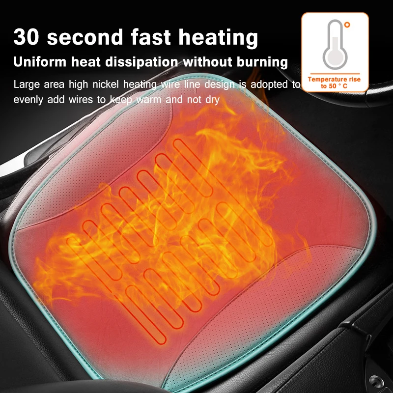 Winter Car Heating Cushion Usb Heated Pad For Auto & Home Office