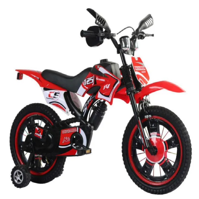 Новый детский мотоцикл, детский велосипед 12-дюймовый Горный Спорт на открытом воздухе, металлический однотонный детский велосипед 1