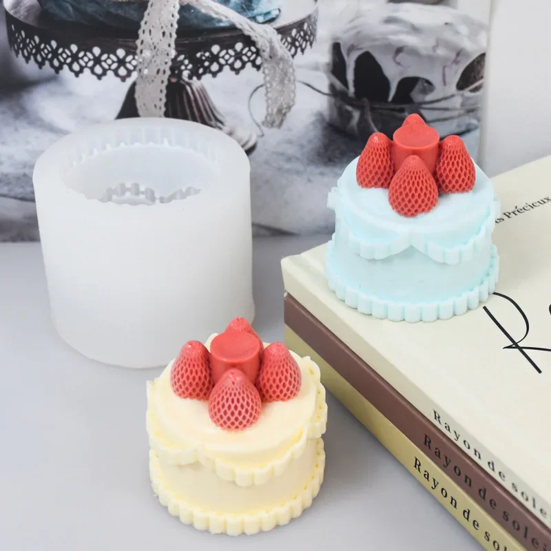 strawberryちゃん雑貨資材 5/10/20/50pcs 3D Strawberry Fruit Resin Cabochon Miniature