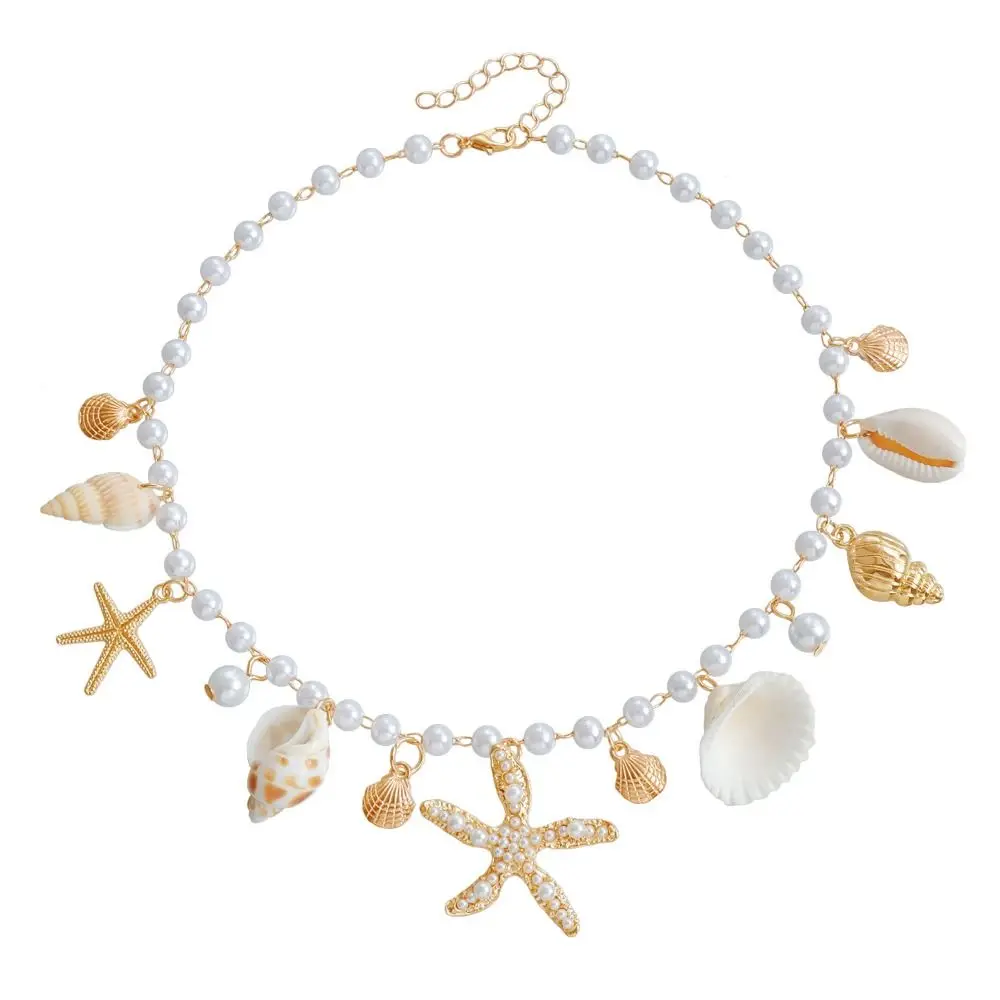 Sommer Böhmische Taille Kette Seestern Seestern Shell Anhänger Shell Taille Link Strand Bikini Aushöhlen Körper Kette für Frauen – Detail 14