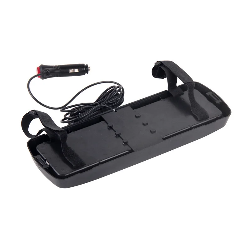LED 자동차 바이저 스트로브 점멸등 실내 앞유리 차양판 비상 경고등 선바이저 패널 DC 12V 12가지 모드