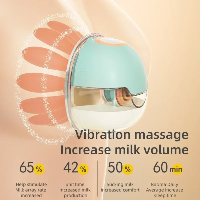 Automatically Mute Large Suction Lactation The New Electric Portable Integrated Hands-free Invisible Painless Breast Pump