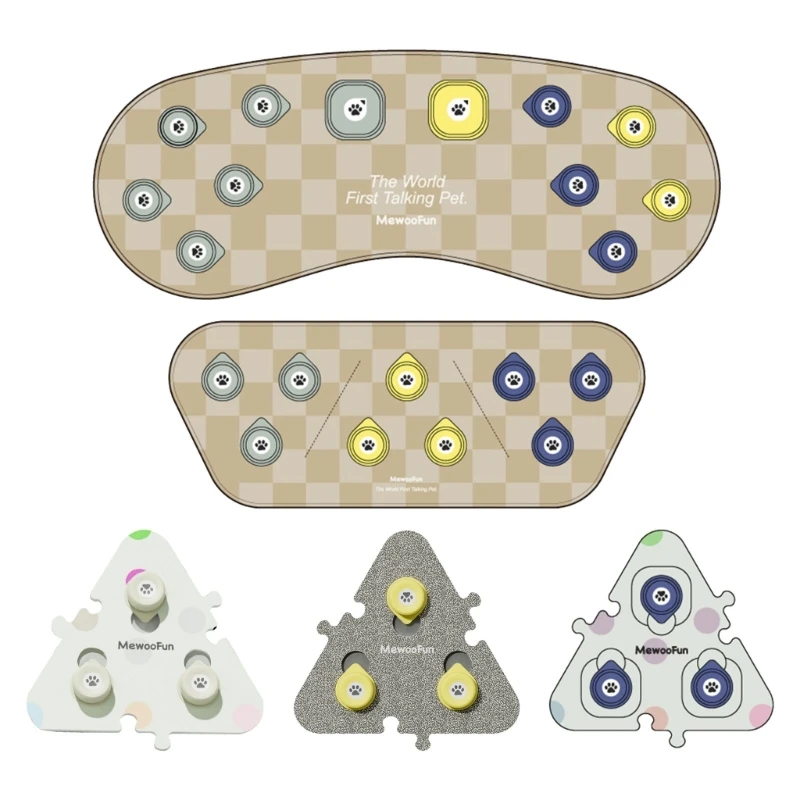 

Pet Sound Buttons Recordable Dogs Interaction Soundable Button Talking Button Clicker Behavior Training Aid Pet Supply