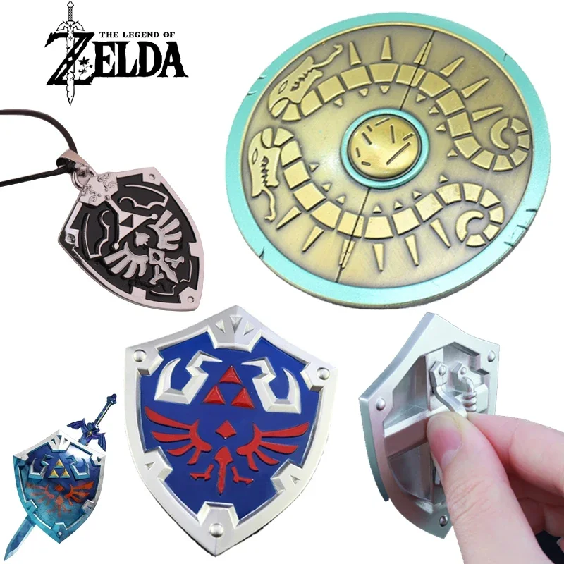 Zelda Link Dusk Hialeah Shield Shield Modello Di Arma Shield Anime Cartoon Giocattoli Per Bambini Cartoon Action Figures Regali Da Collezione