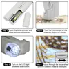 Handheld Microscope 40X 80X 100X Mini Pocket Portable Microscope LED Lamp Light Foldable Jewelry Magnifier Magnifying Loupe 5