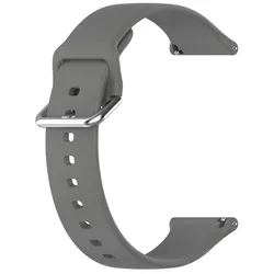 Silicone Quick Release Watch Band - 24mm, Simple Design - Venu X1 (Gray)