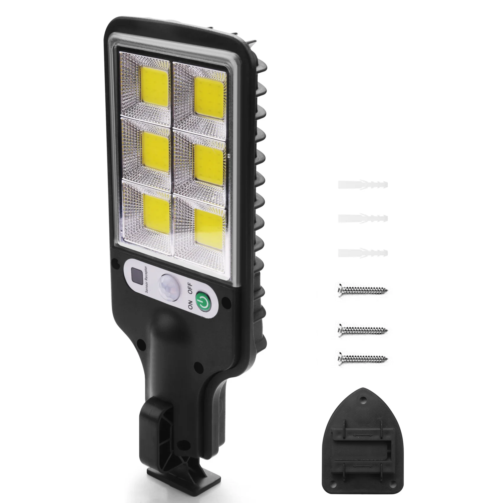 AEE8-300W-650W IP65 LED 태양광 가로등 PIR 모션 센서 벽걸이형 램프 정원 테라스용