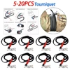 5-20PCS First Aid Elastic Ropes Fast Hemostasis EDC Tourniquet Tools Belt Survival Equipment Combat Application Outdoor EDC Gear 1