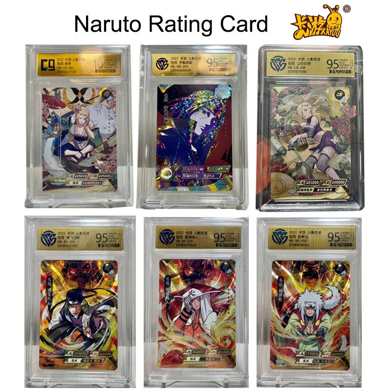 9.5/10 Fraction Genuine Kayou Naruto Card CCG Certification Rating