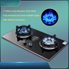 A11 Gas Stove Embedded Dual-Purpose Gas Stove Double-Hole Furnace Natural Gas Liquefied Gas Household Tempered Glass Panel 2