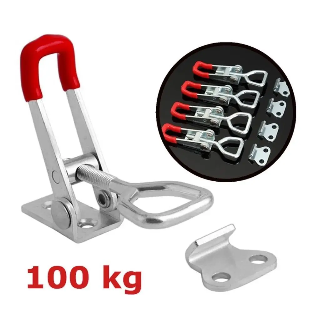 Toggle Latch Clamp 4001-SS Steel Adjustable Door Bolt Type Pull Action 1pc
