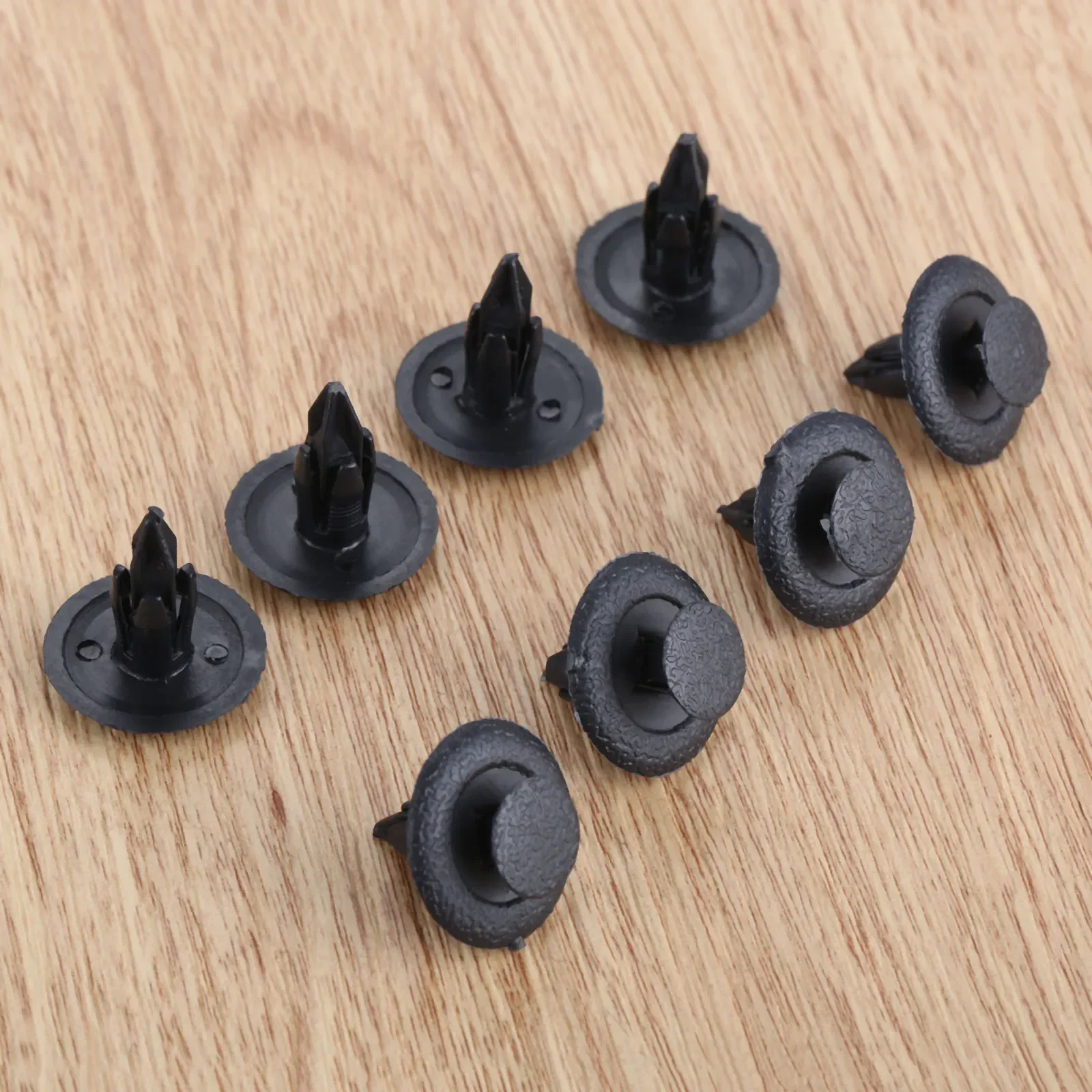 50Pcs 자동 패스너 6mm 구멍 자동차 트렁크 천장 고정 클램프 푸시 유형 인테리어 클립 마즈다 323 가족 HAPPIN M3 M6 B70 B50