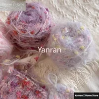 50g New Cotton Yarn Hand Mixed Thread Alpaca Iceland Flower Mixed Thread Hand Woven Hat Scarf Knitting Yarn Crochet 2