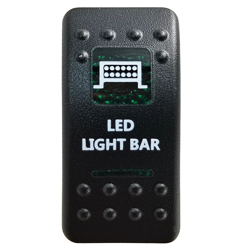 Light Bar Rocker Switch With Blue Led - 12/24V | Smart Marine Light Bar Rocker Switch With Blue Led - 12/24V | Smart Marine