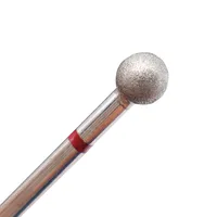 5.0mm Red Ball Nail Drill Bits Best Diamond Burrs Grinding Bits Accesories for Gel Nail Polish Manicure Nails Art Tool Polishing 1