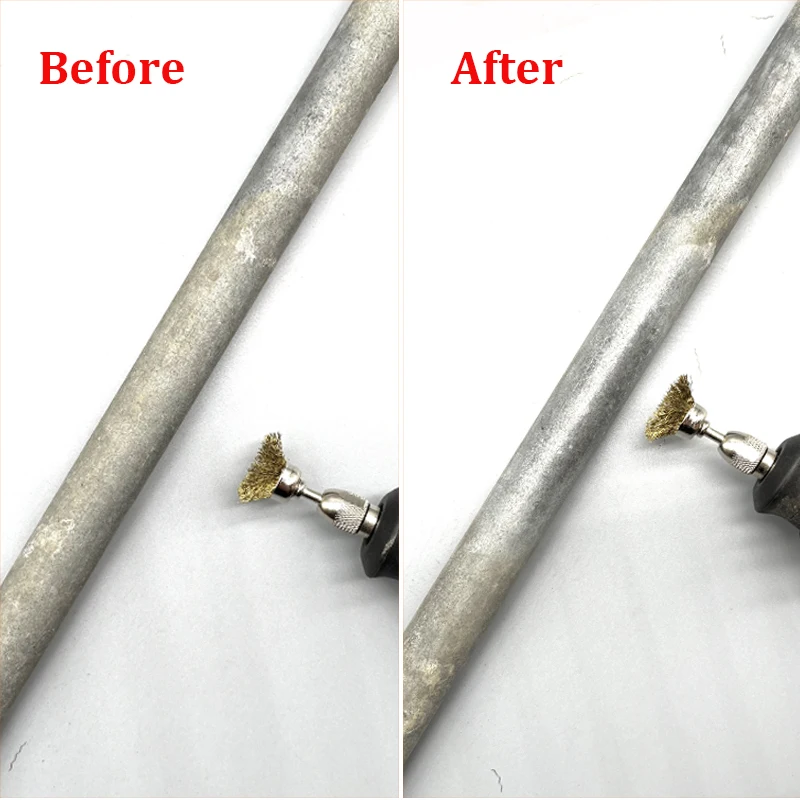 20 Spazzole A Disco Con Gambo Da 3,175 Mm, Diametro 25 Mm, In - Foto 10