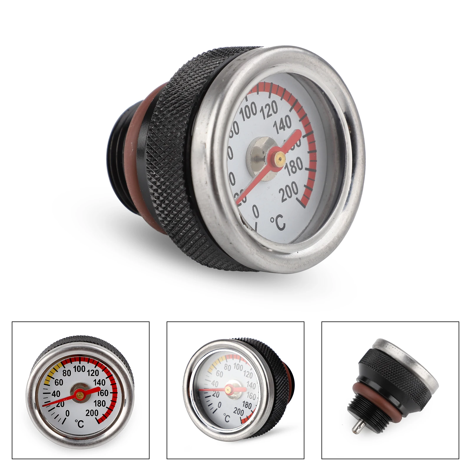 M20x1.5 Motorrad-Ölmesser Öltemperaturmesser Motorzubehör für Haojue TR300 / Harley Davidson Teile X350 – Detail 3