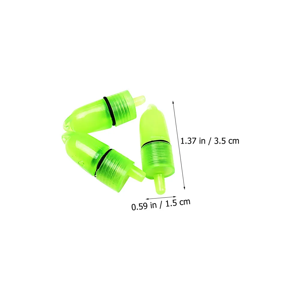 25Pcs LED 방수 낚시 신호등 야간 경보 램프 휴대용 야외 낚시 용품 플라스틱 알람 라이트